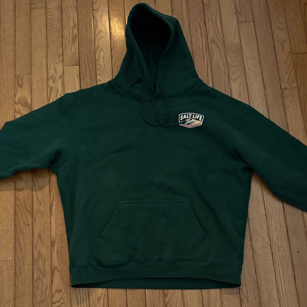 Salt Life Men's Dark Green Hoodie